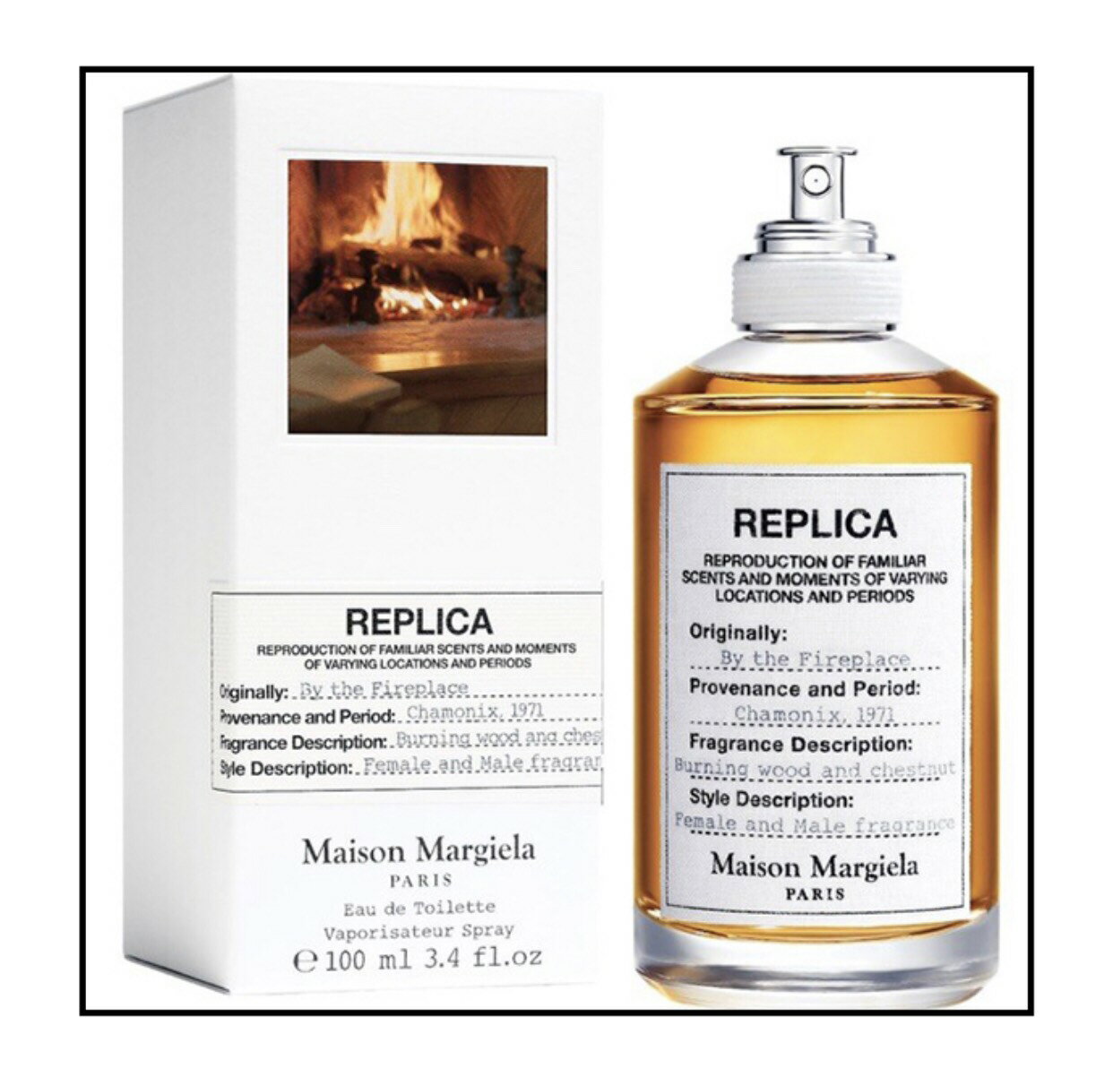 Maison Margiela By The Fireplace 壁爐火光中性淡香水Tester 100ML