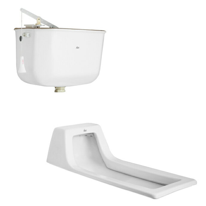 電光高水箱加長型蹲式馬桶白色/ACT5240-A