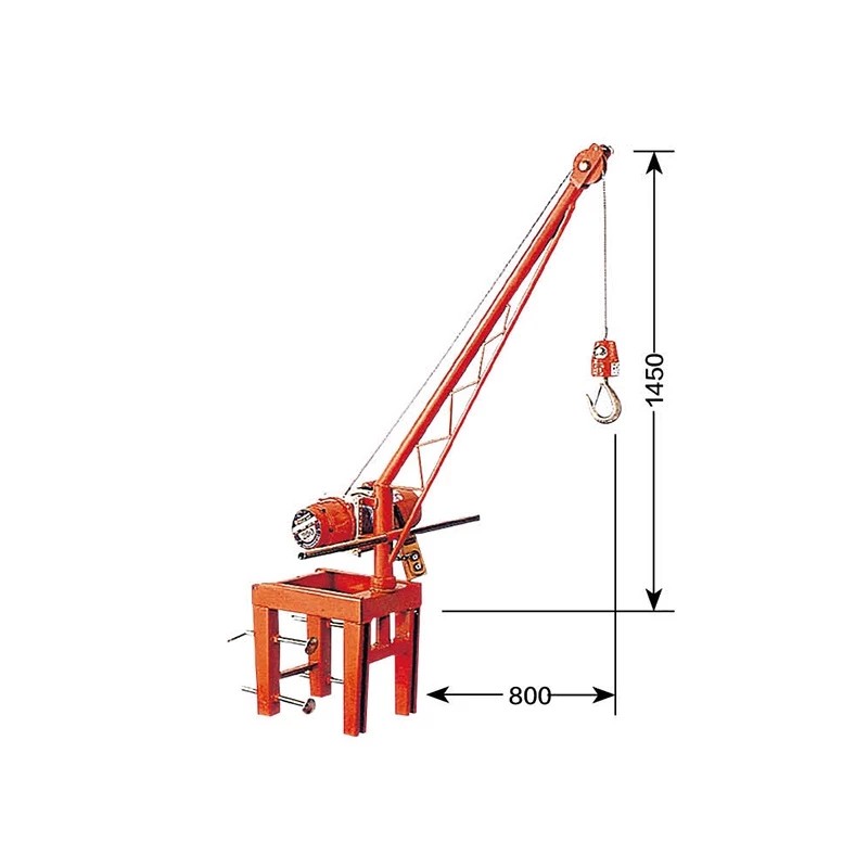 TIG啟思工業 : 川方吊車 200KG 250KG 8吋夾牆架 立架 另售:小金剛 升降台車/拖板車// 手搖吊車
