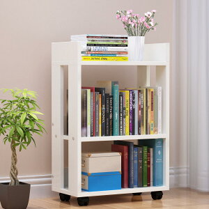 書架簡易落地簡約現代客廳置物架省空間學生用小書柜兒童用收納架