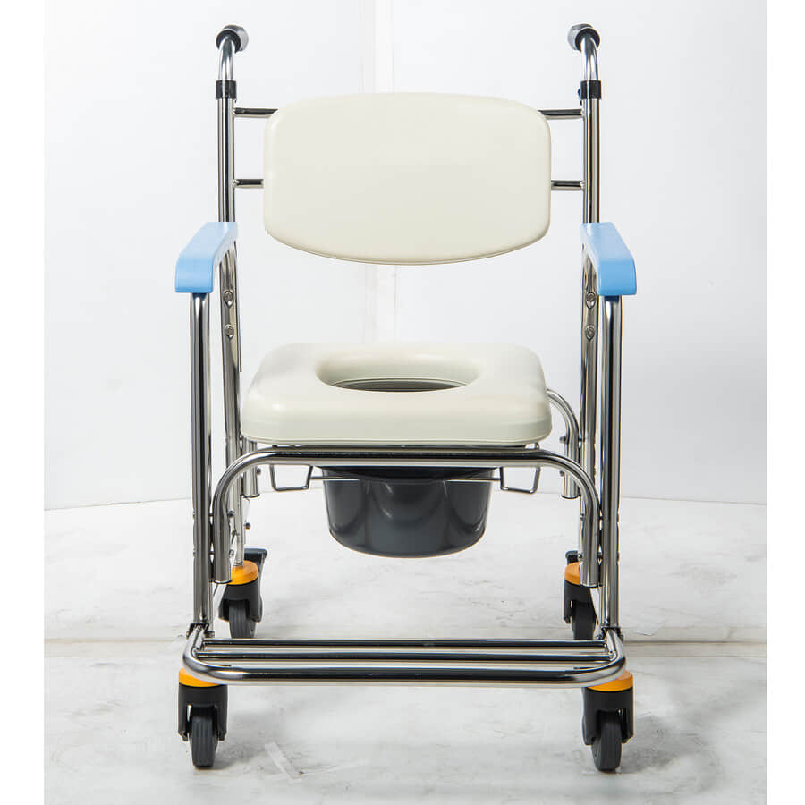 永大醫療~均佳不銹鋼便器椅洗澡椅JCS-302(附輪)JCS302每台5580元~免運費