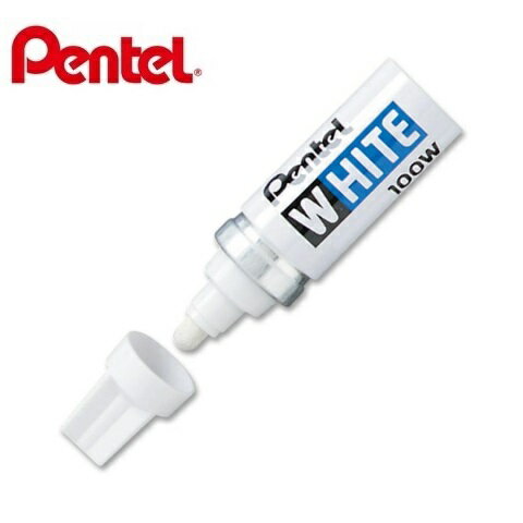 Pentel 飛龍 X100W WHITE 白色油漆筆 (粗) (6.6mm)