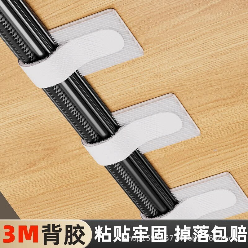 綠聯數據線收納理線器插排充電線固定器網線走線夾自粘魔術貼扎帶鑫弘-3C數碼