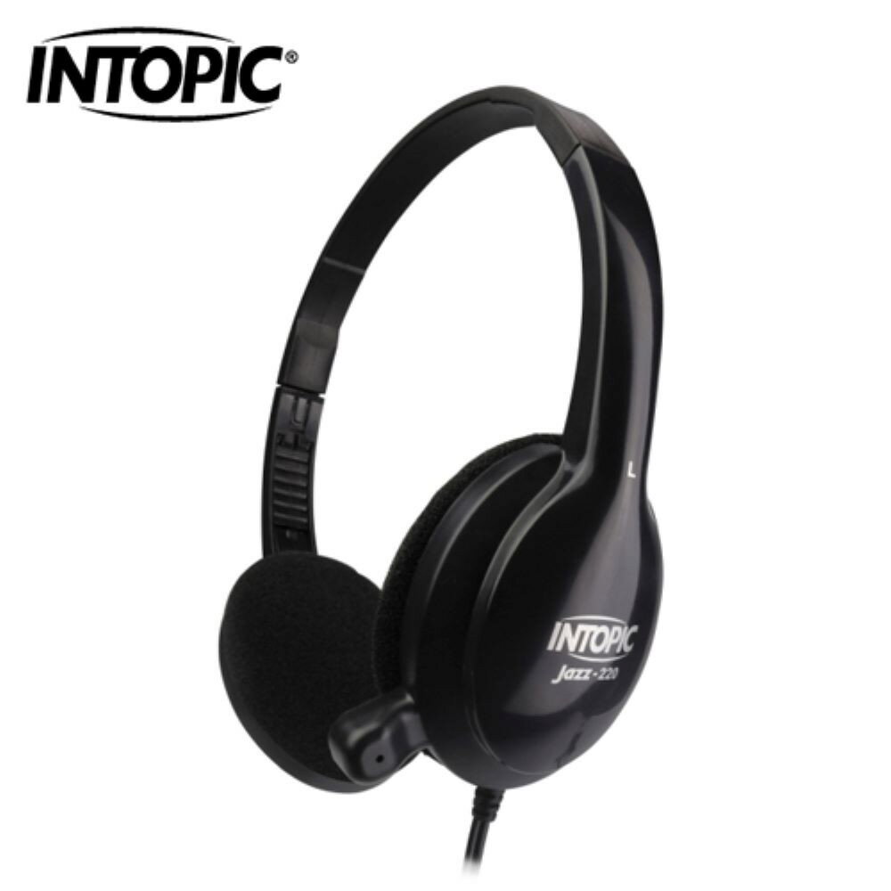 【INTOPIC 廣鼎】JAZZ-220 頭戴式耳機麥克風【三井3C】