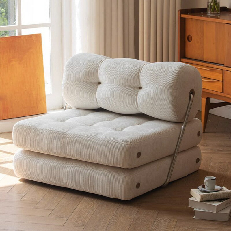 【全館8折】沙發 懶人沙發 豆腐塊模塊組合布藝沙發小戶型懶人沙發可睡可躺沙發床折疊兩用