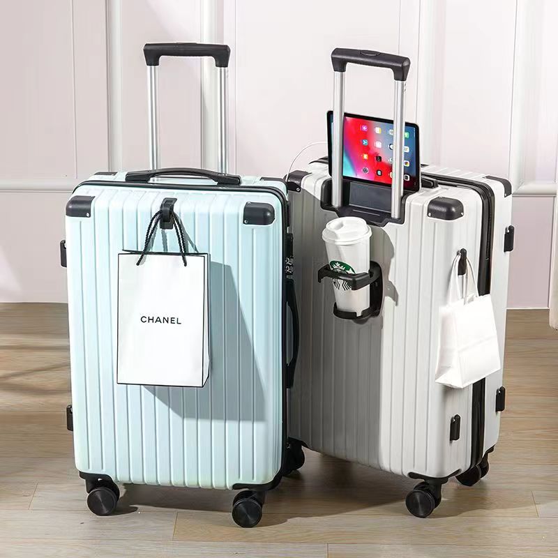 優樂悅~2023新款男女行李箱24寸大容量學生充電旅行箱22寸耐用20寸拉桿箱