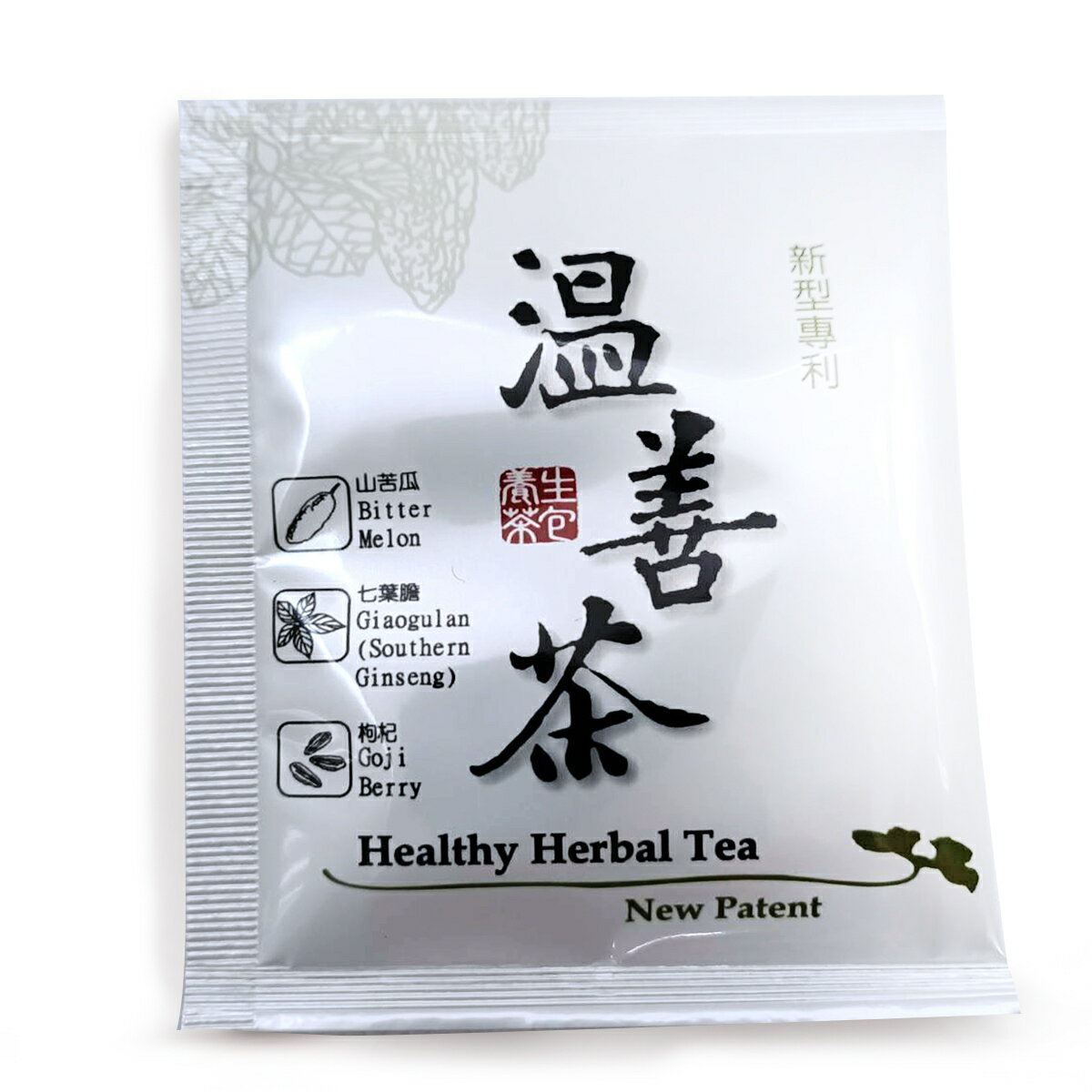 溫善茶-天然山苦瓜(30入/盒) -醣友好夥伴 2