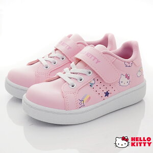 卡通-Hello Kitty流行典雅板鞋休閒運動款-722107粉(中小童段)