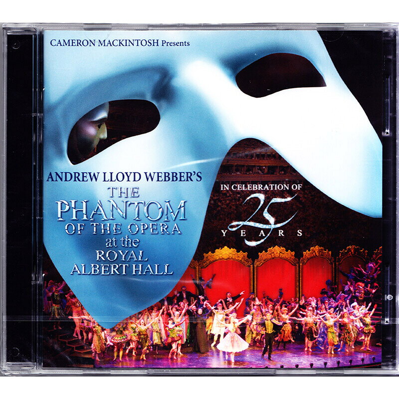 The phantom of the opera 歌劇魅影 25週年舞臺版特輯音樂劇 2CD