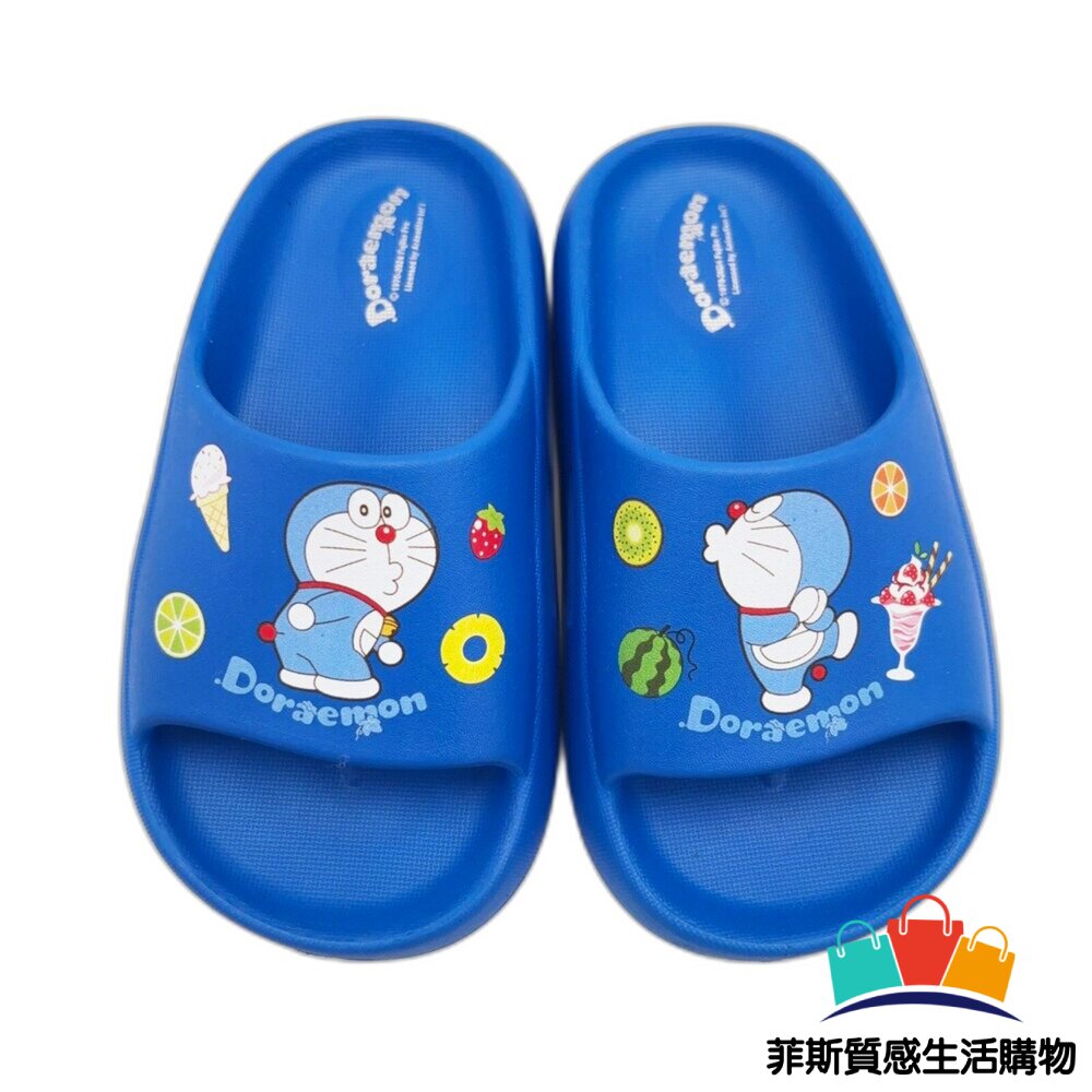 台灣製哆啦A夢厚底拖鞋 - 童鞋 中大童 MIT童鞋 嬰幼童鞋 兒童拖鞋 拖鞋 室內拖鞋 哆啦A夢童鞋 卡通童鞋 台灣製童鞋 室外拖鞋 doraemon 哆啦A夢 MIT 卡通拖鞋 中童鞋 台灣製