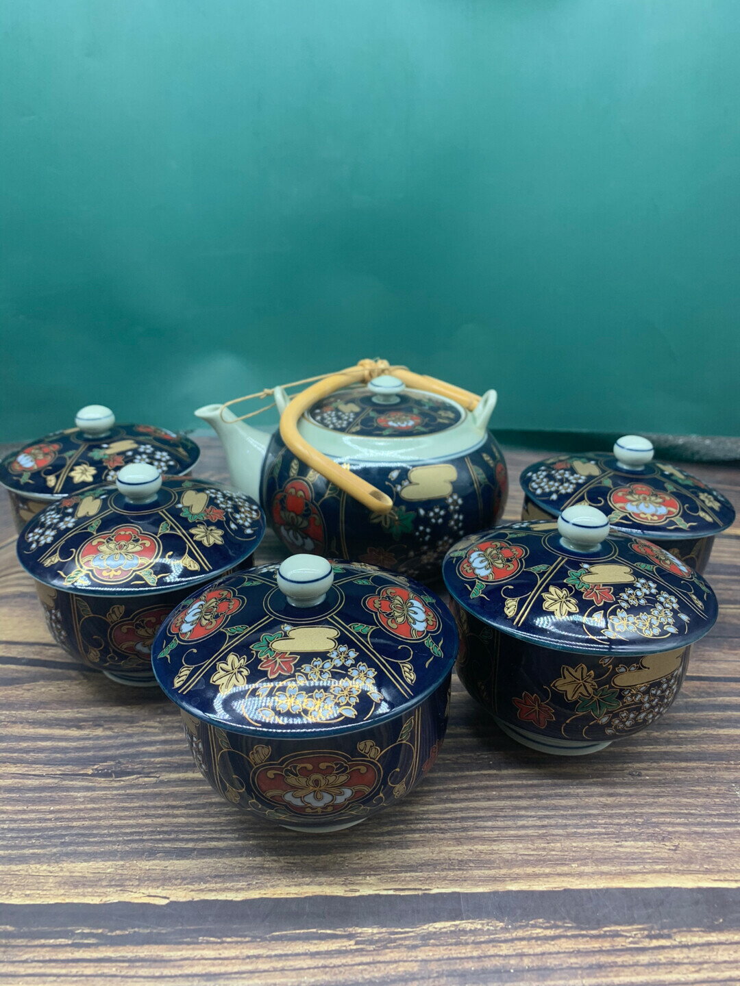 日本有田燒未峰窯茶具套裝茶具用品茶壺茶杯