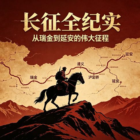 长征全纪实：从瑞金到延安的伟大征程【有聲書】