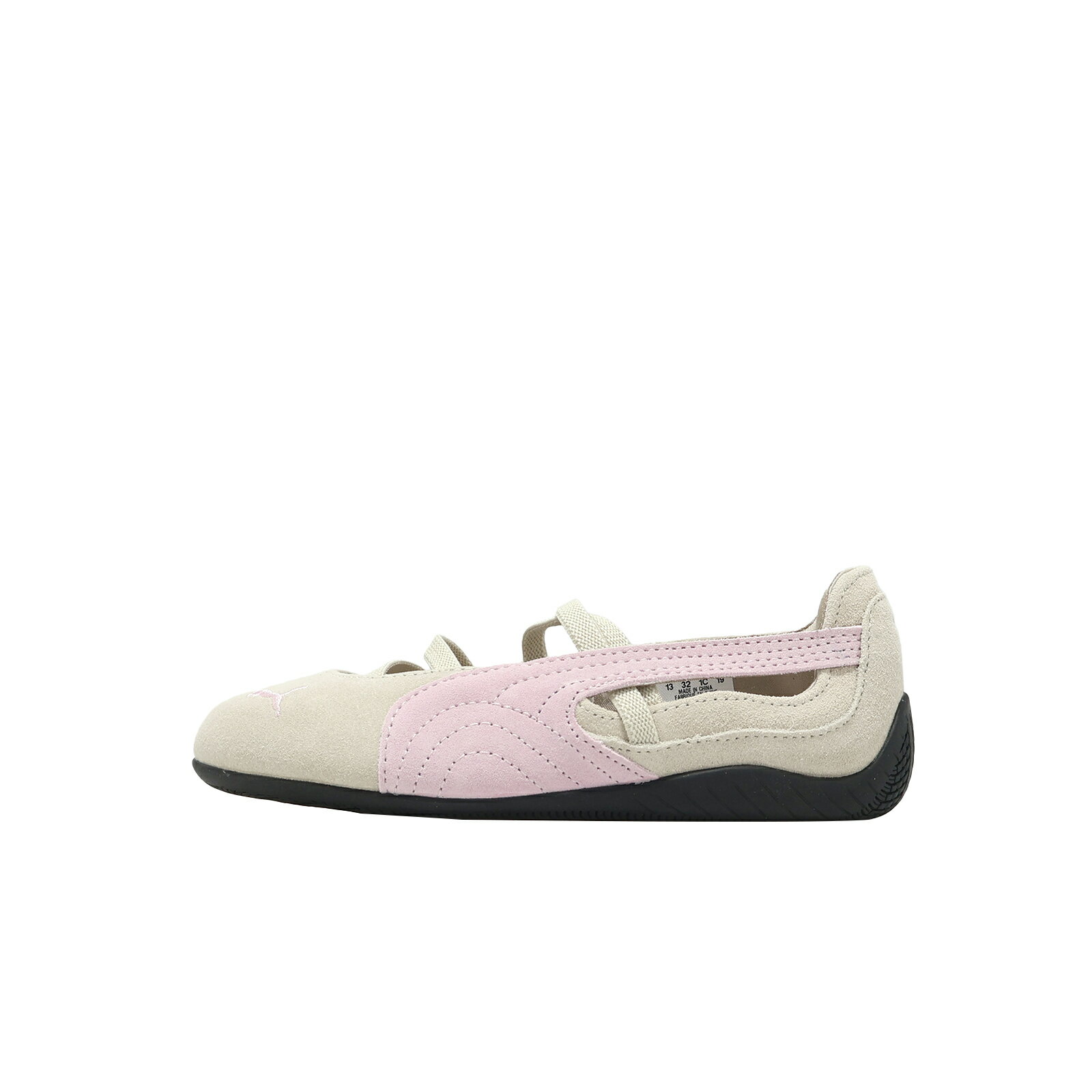 Puma 休閒鞋 Speedcat Ballet PS 中童 小朋友 米 麂皮 芭蕾鞋 406884-06