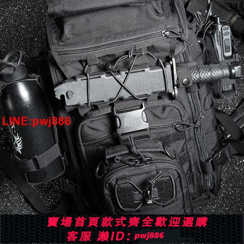 {臺灣公司 可開發票}戶外X7攻擊戰鬥雙肩包單兵水袋包軍迷作戰特種兵男多功能戰術揹包