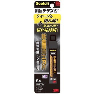 《 Chara 微百貨 》 3M Scotch 鈦金屬 美工刀 S L 刀片 補充包 高硬度 團購 批發 3