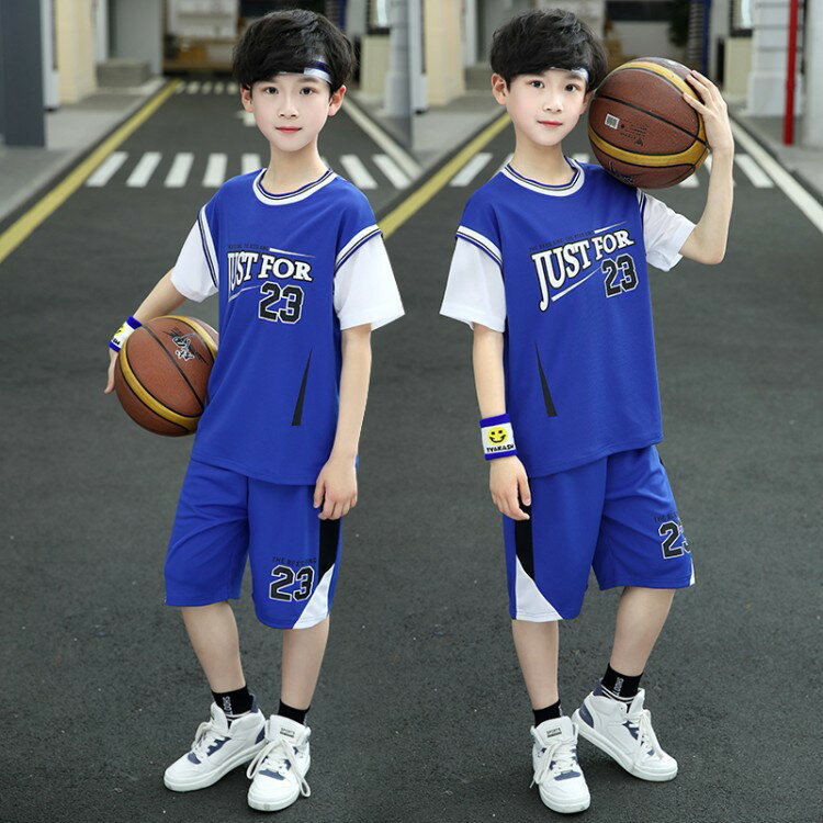 【免運】童裝男童夏季2021新款兒童足籃球服男孩帥氣運動背心套裝籃球衣潮 全館免運