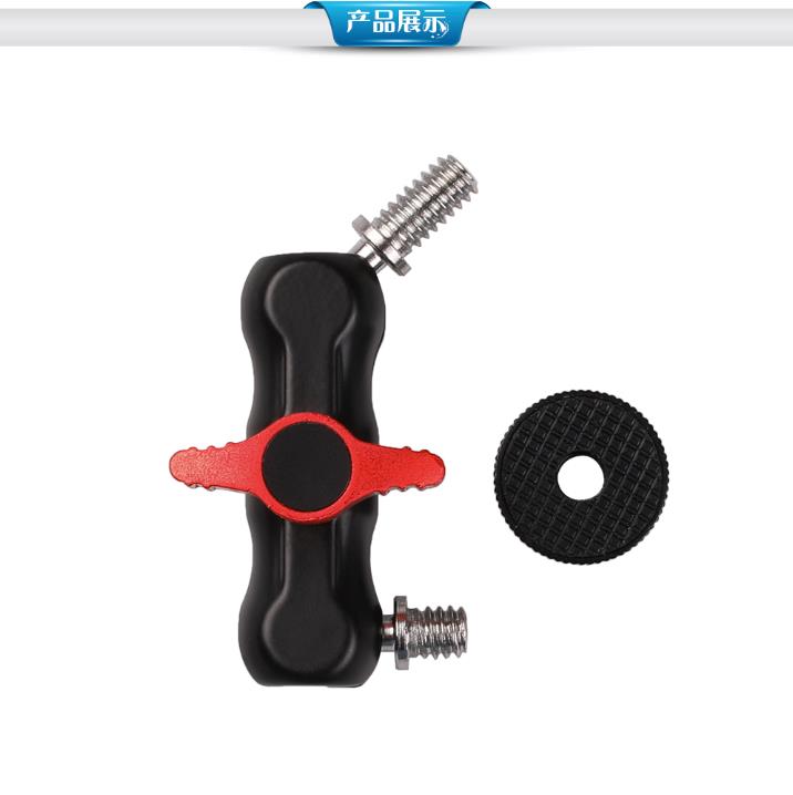 單反相機魔術手臂萬向支架監視器支架怪手熱靴球頭怪手雙球豌豆夾 1