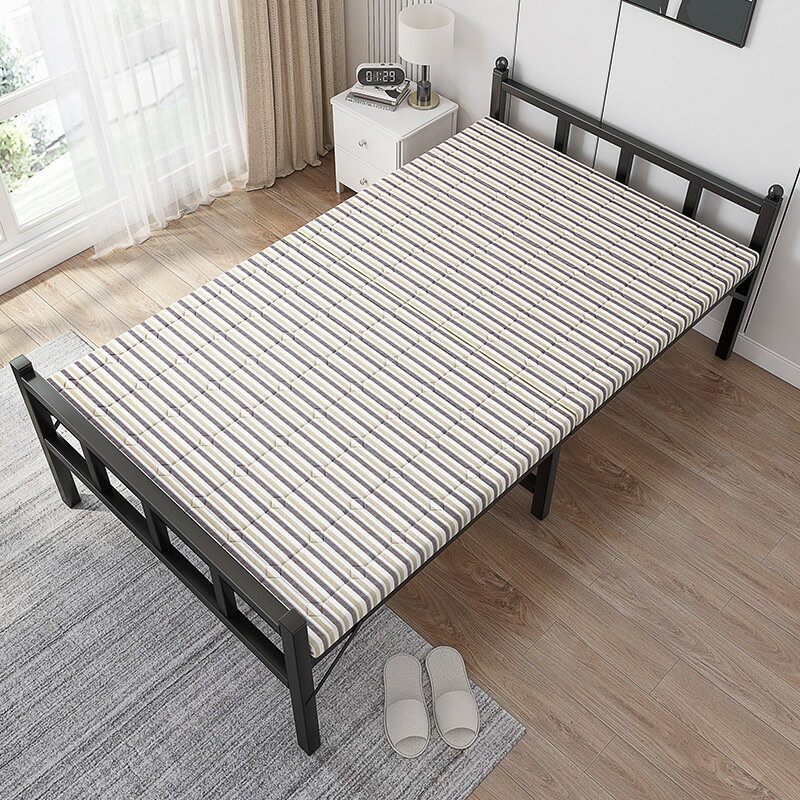 折疊床1.2米家用出租房經濟型雙人簡易睡床辦公室單人便攜午休床