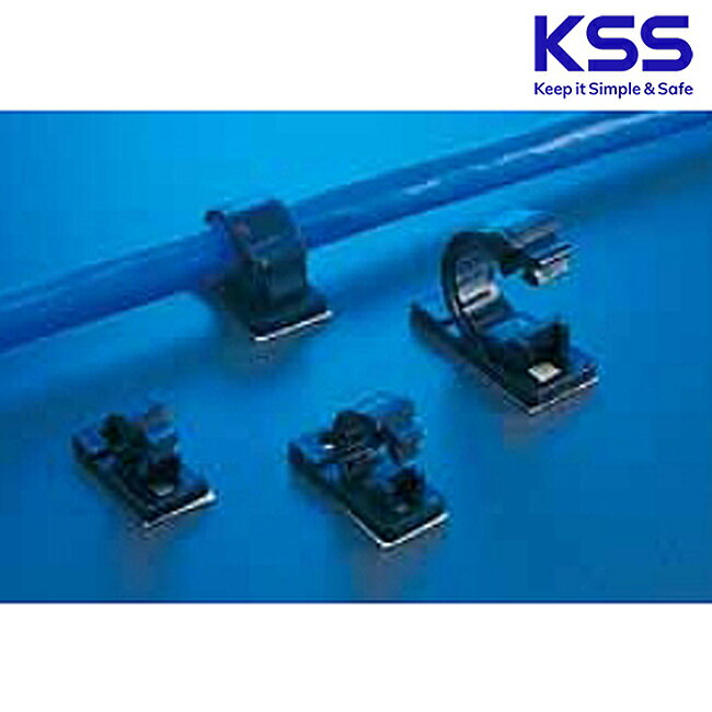 KSS凱士士 黏式配線固定座 4J-S 6J-S 8J-S 理線器 電線固定器 背膠扣線器 卡式整線器