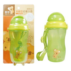 喜多 幼童水壺 流線型-藍/綠/橘(455ml)【愛買】