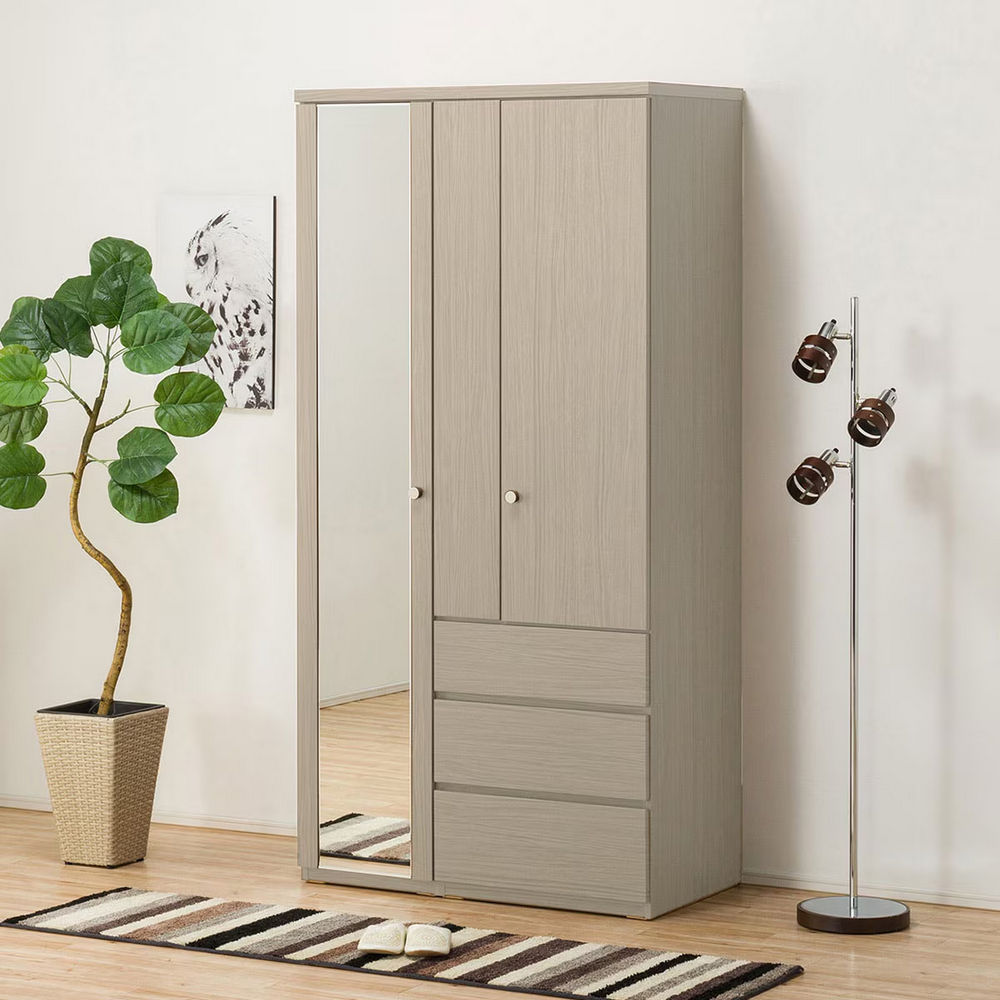 ◎多功能衣櫥 衣櫃 QUESS T 100MT GY NITORI宜得利家居