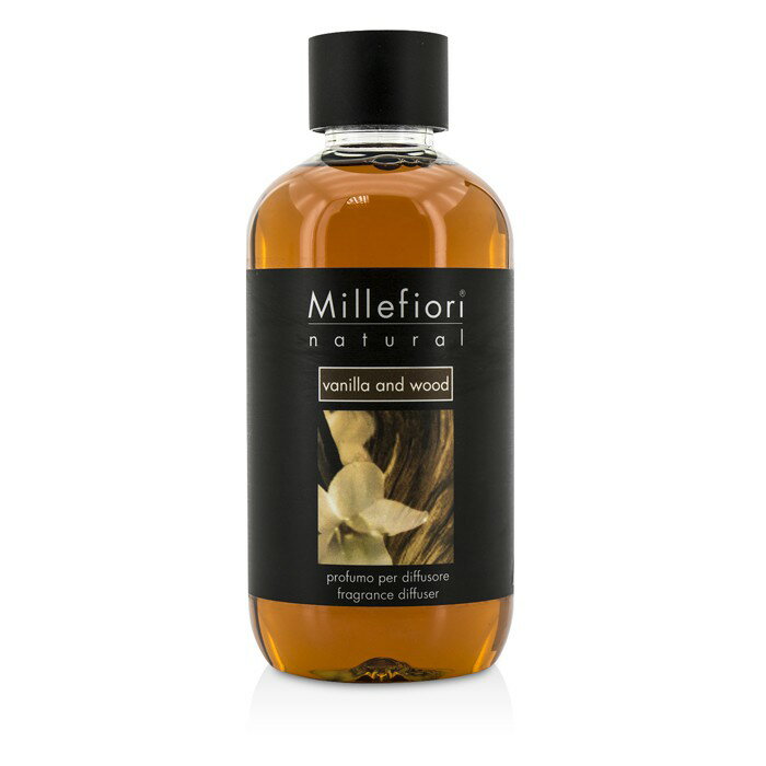 Millefiori 米蘭千花 自然系列室內擴香補充液Natural Fragrance Diffuser Refill - 香草&木質Vanilla & Wood  250ml/8.45oz