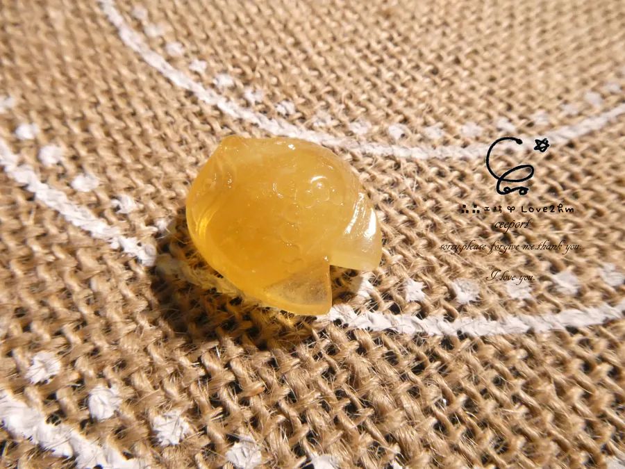 黃兔毛狐狐 黃兔毛 水晶飾品  晶晶工坊-love2hm 46213 7