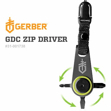 【【蘋果戶外】】GERBER 31-001738 美國 GDC Zip Driver 隨身攜帶螺絲起子工具組