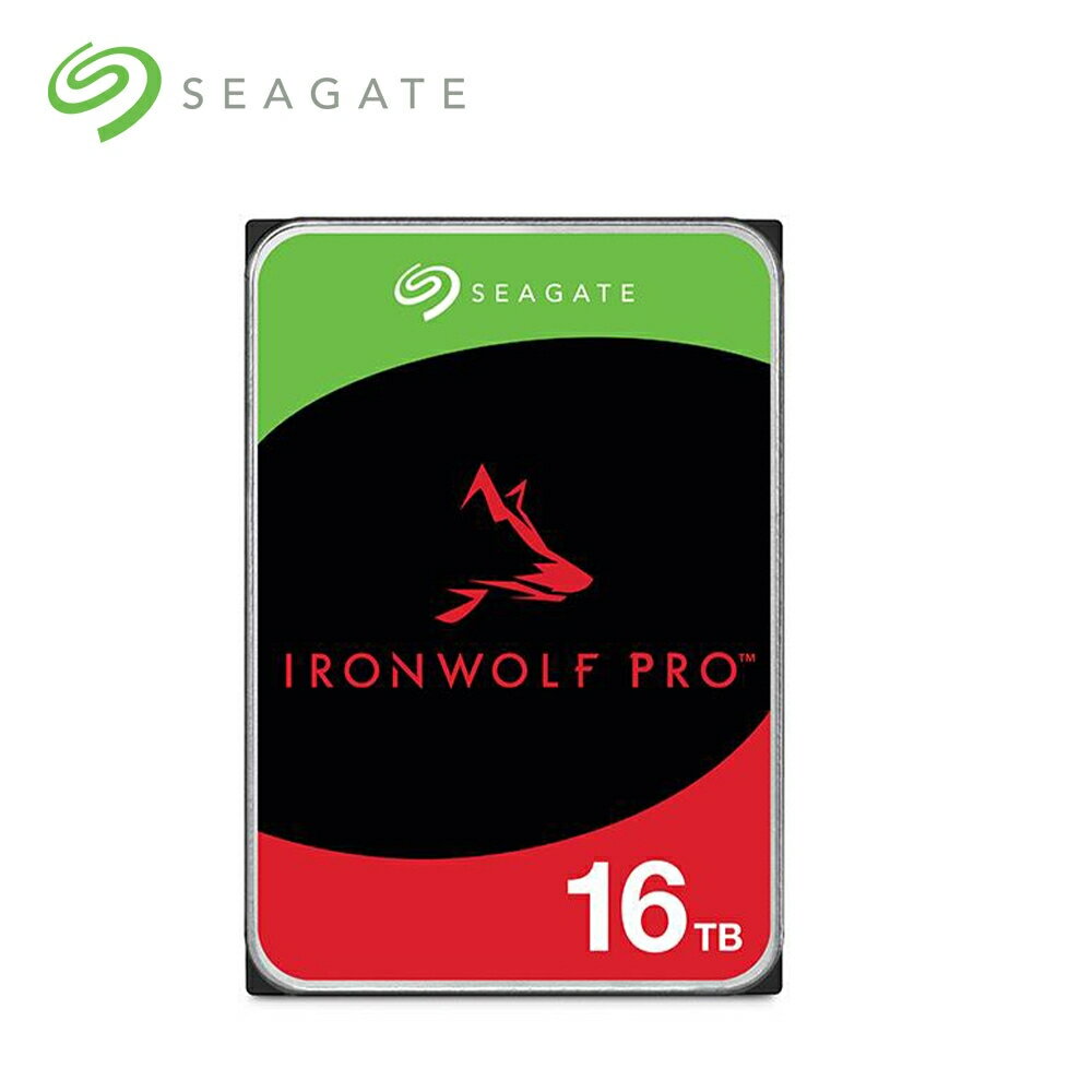 【含稅公司貨 】希捷Seagate 那嘶狼IronWolf Pro 16TB NAS硬碟彩盒裝 ST16000NT001