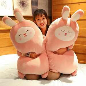 日本可愛櫻花兔子毛絨玩具陪你睡覺超軟抱枕女生床上娃娃公仔兒童安撫玩偶生日禮物