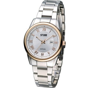STAR 時代錶 時尚摩登仕女腕錶 1T1407-111RG-W【刷卡回饋 分期0利率】
