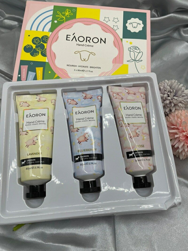 澳洲 Eaoron Hand Crème 限量版護手霜超值禮盒3件組(80ml×3支) (有中標)  CICIGO 預購 1129-061 9