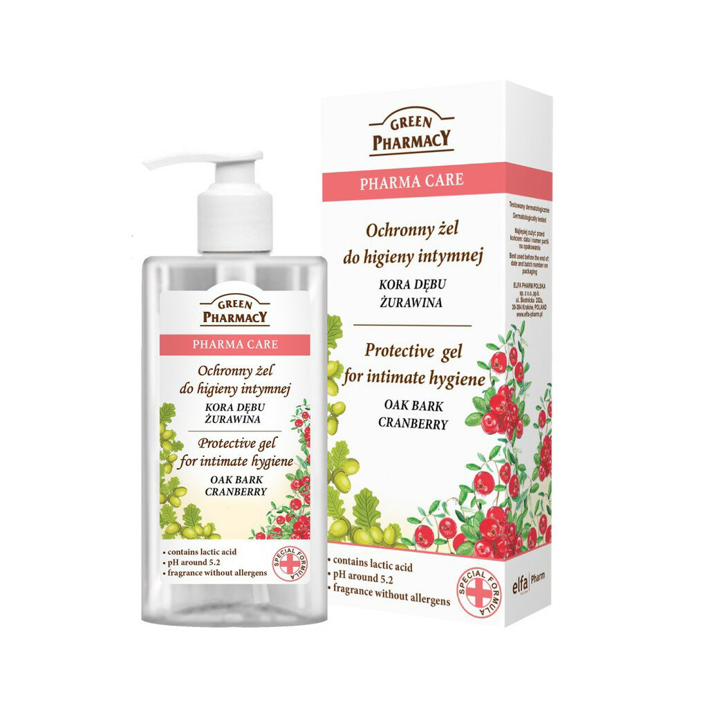Green Pharmacy 草本肌曜 蔓越莓水嫩護膚私密潔膚露300ml~優惠價:250元｜岡山戀香水