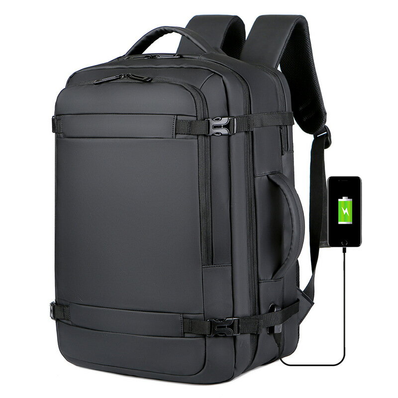 新款擴容大容量雙肩包戶外旅行牛津佈男女學生多功能電腦背包