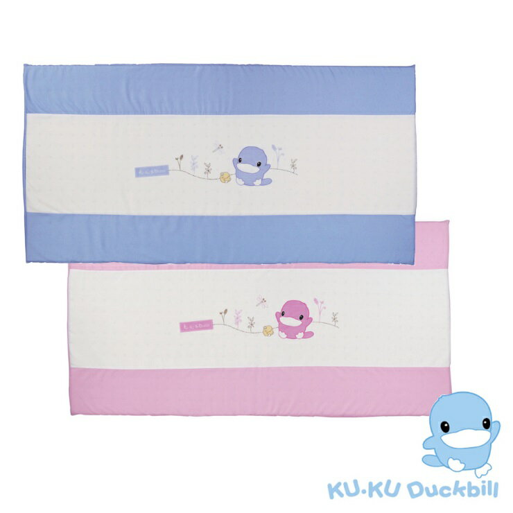 KUKU豪華透氣乳膠床墊(藍/粉)