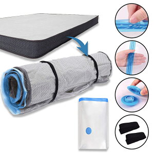 ISONA 單人床墊 雙人床墊 3D立體加厚床墊真空壓縮袋 真空收納袋 壓縮收納袋 床墊收納袋 PA+PE