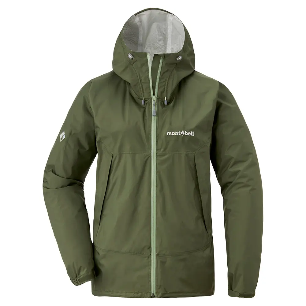 【【蘋果戶外】】mont-bell 1128662 OV 橄綠【女款】防水透氣外套 RAIN HIKER 防水外套雨衣風衣風雨衣 類Gore-tex 防水外套 雨衣 風衣 風雨衣