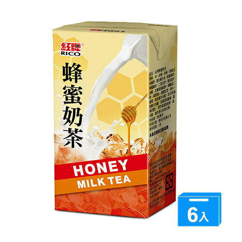 M-紅牌蜂蜜奶茶300ml x 6【愛買】