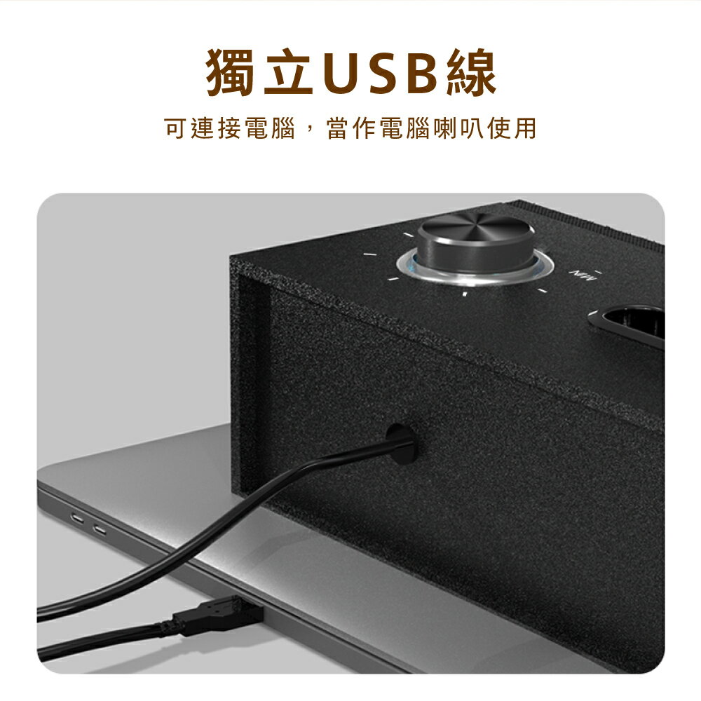 PHILIPS HI-FI木質立體環繞藍牙電腦音箱 SPA3818 6