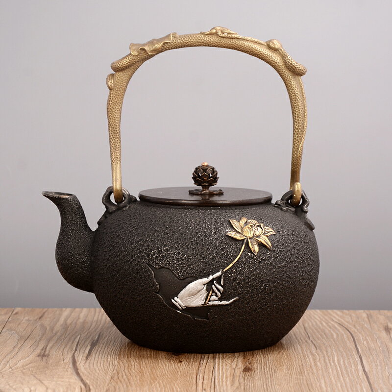 風水閣 手工鑄鐵壺電陶爐煮茶器泡茶壺煮茶燒水壺家用鐵壺