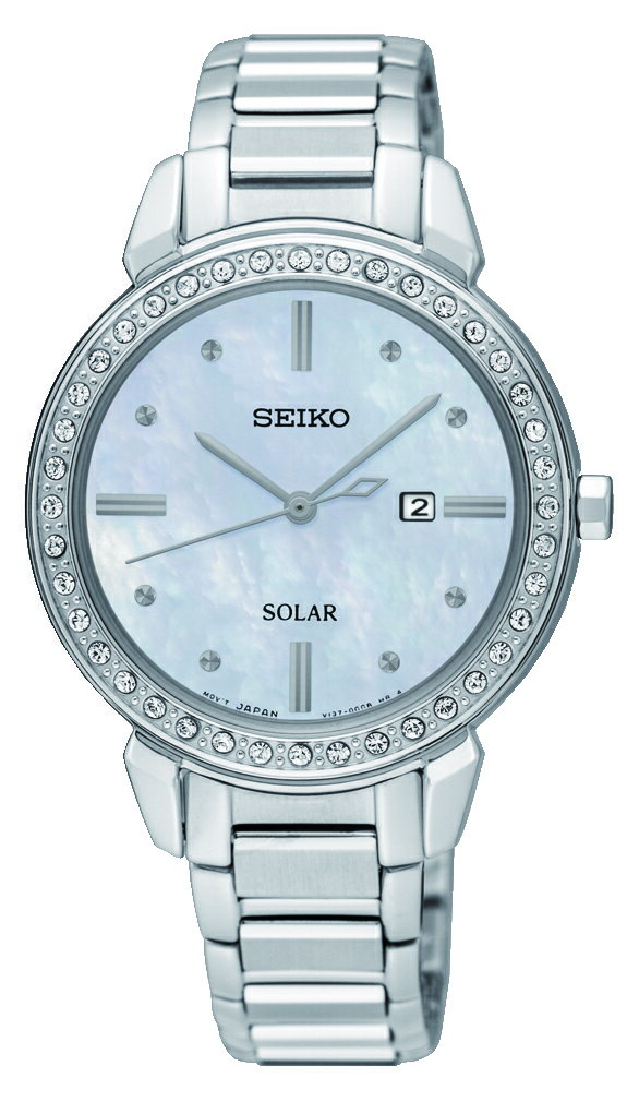 SEIKO 精工 施華洛世奇水晶鑽錶 V137-0CV0S(SUT327P1) 32.1mm