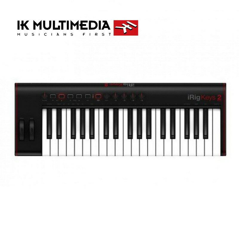 免運公司貨 IK iRig Keys 2 37鍵 iOS Android PC MAC MIDI 主控鍵盤【唐尼樂器】