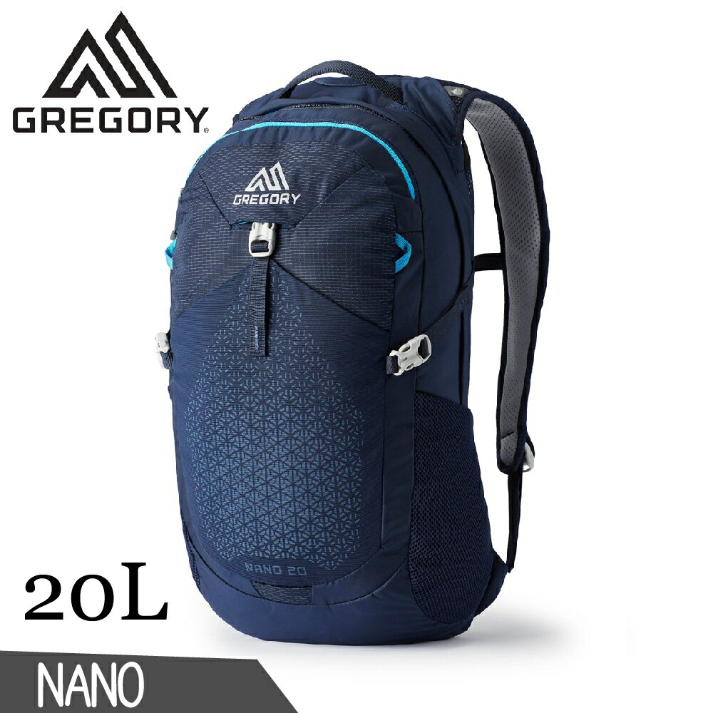 【GREGORY 美國 20L NANO多功能登山揹包《亮海軍藍》】111499/雙肩揹包/後揹包/電腦包/旅行