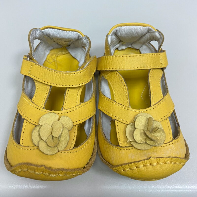 美國 Rileyroos 手工真皮無毒學步鞋/嬰兒鞋/寶寶鞋/童鞋_艾莉森 陽光向日葵(3)（福利品）