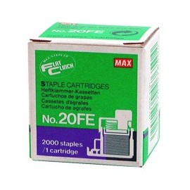MAX 美克司 電動釘書針 ( EH-20F 電動釘書機適用 )2000pcs/盒 NO.20FE