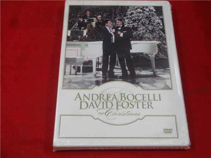 DVD Andrea Bocelli David Foster My Christmas 歐*不拆 子 於