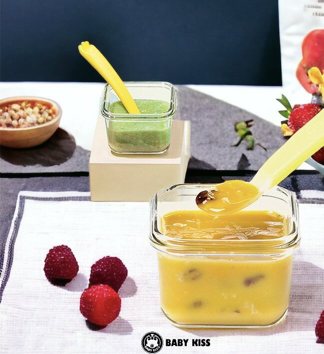 韓國Glasslock寶寶副食品強化玻璃保鮮盒3入組/分裝盒（送矽膠湯匙） 7