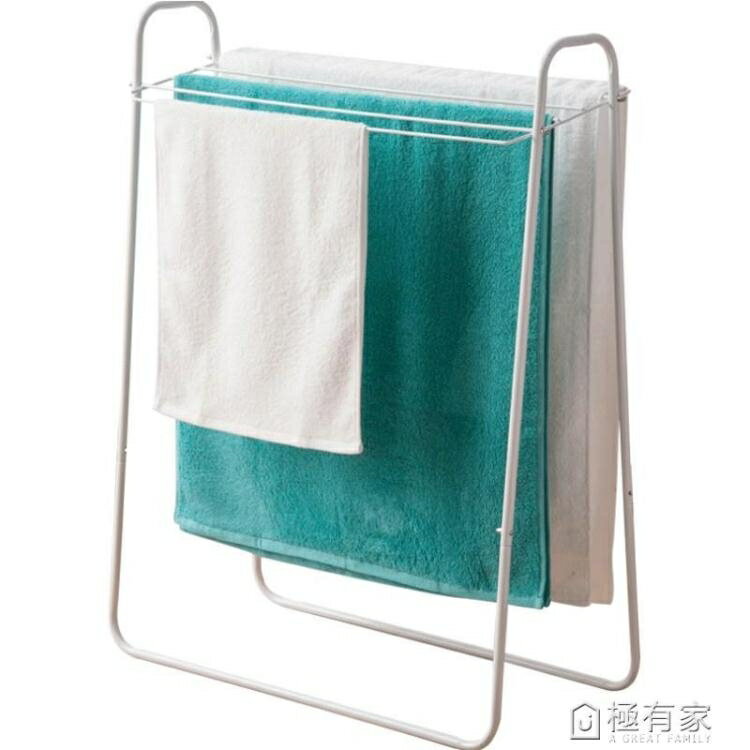 踢腳線取暖器晾衣架室內迷你毛巾架簡易落地掛小型衣架 99購物節