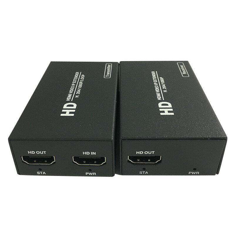 全網最低價~HDMI網絡延長器200米高清傳輸器HDMI轉rj45支持TCP/IP一發多收 4