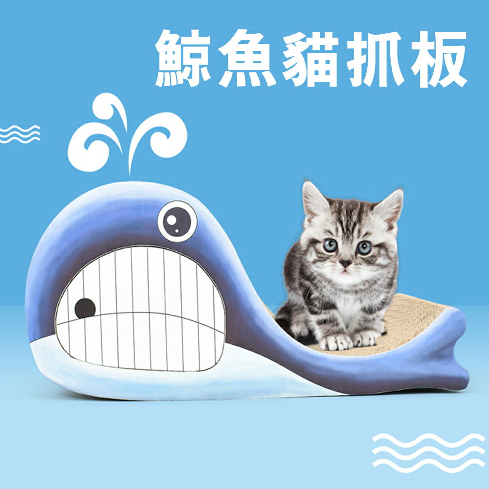 【Golden Cat黃金貓】鯨魚貓抓板 貓玩具 貓窩